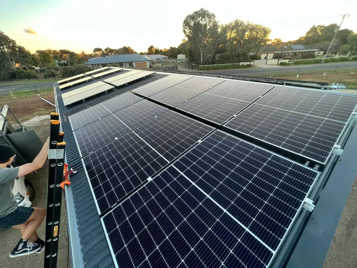Lovely Banks residential solar installation