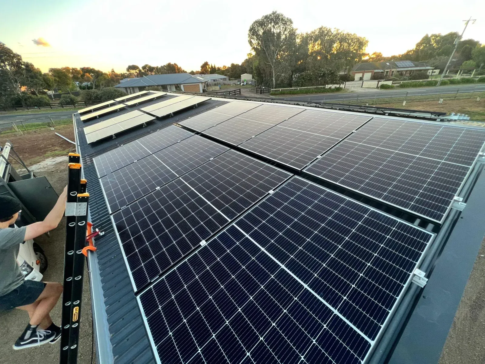 Lovely Banks residential solar installation