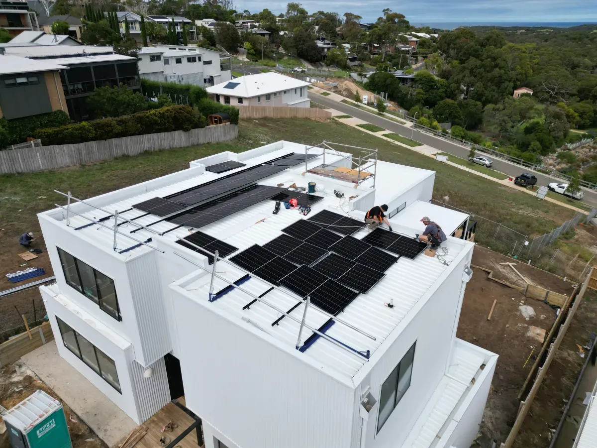 Torquay new-build residential solar installation