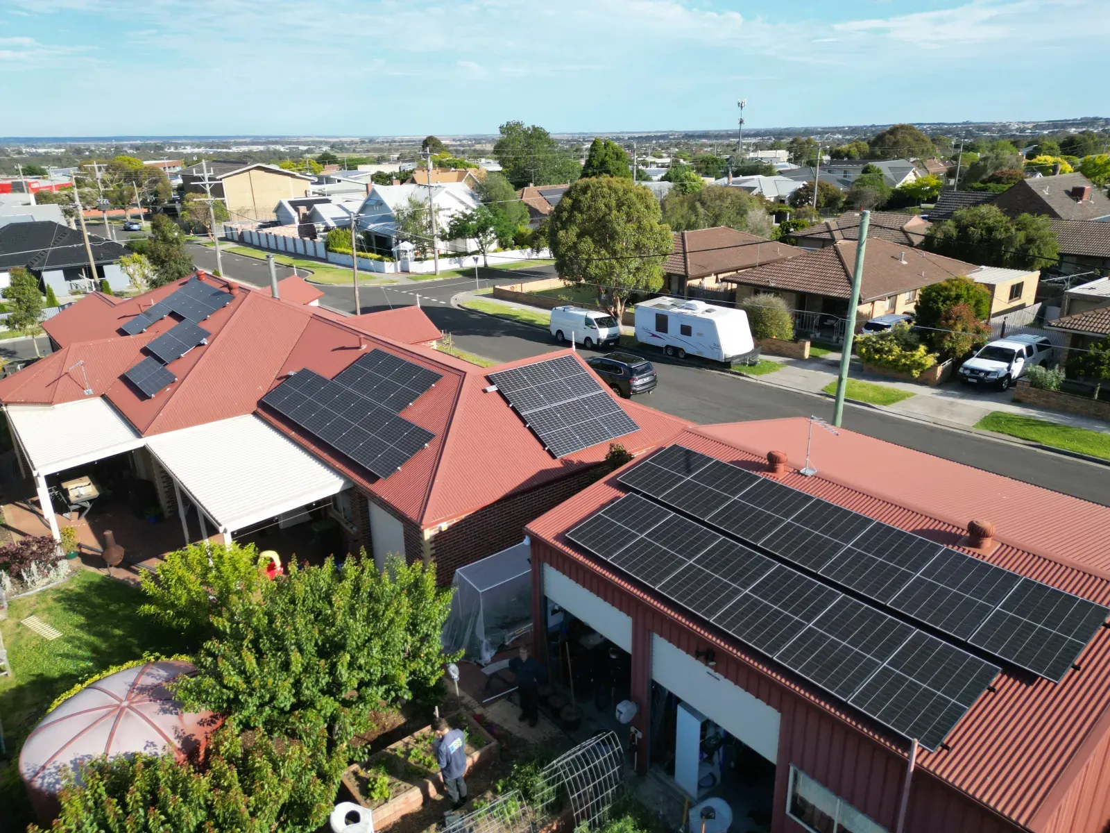Belmont residential solar installation