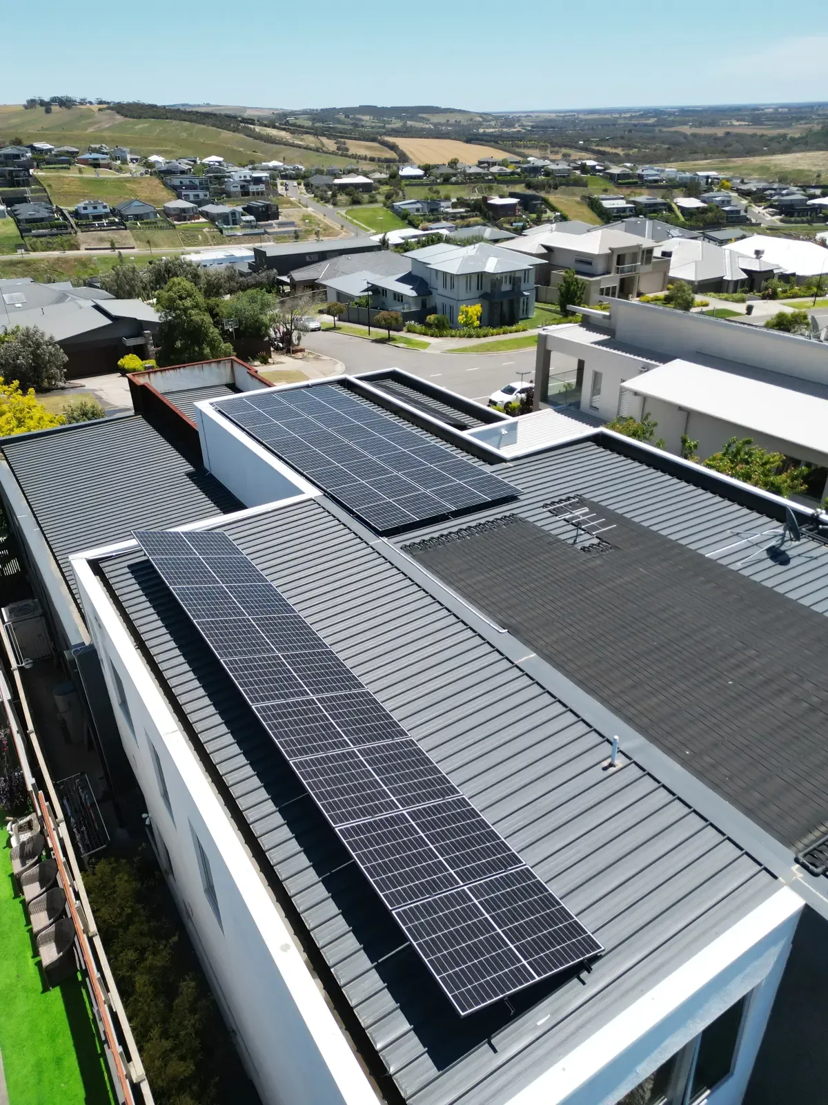 Highton residential solar drone overview