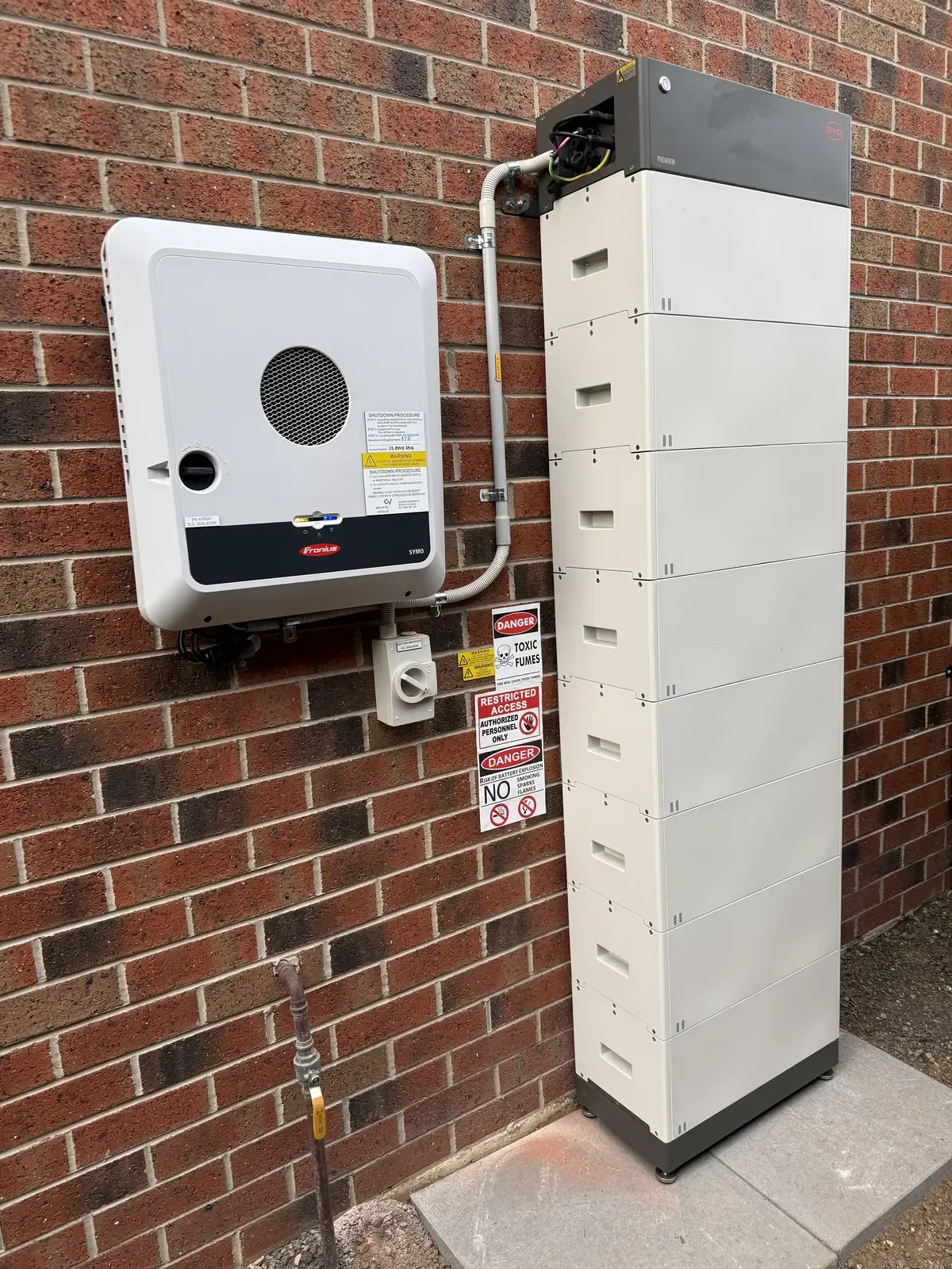 Highton residential battery installation