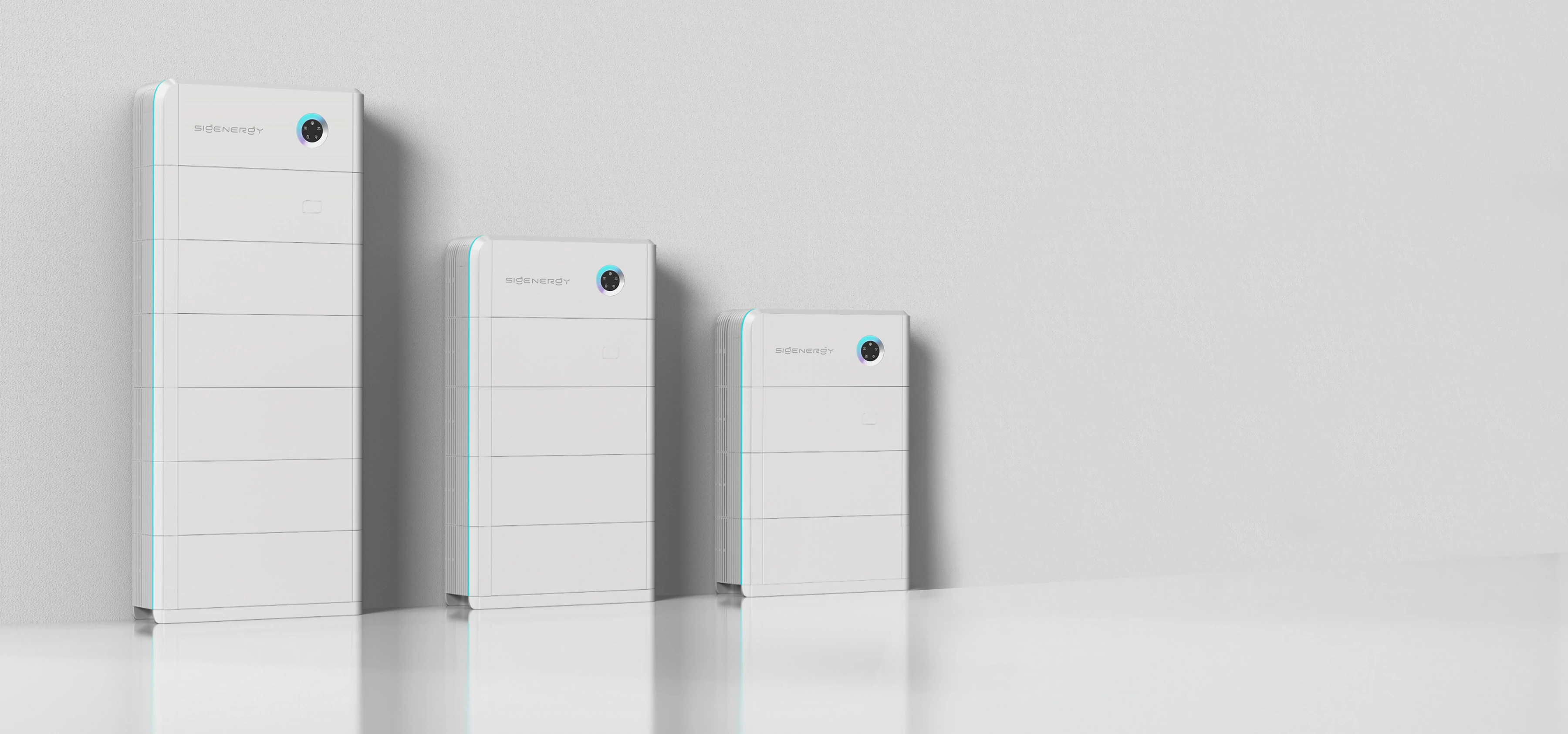 Sigenergy SigenStor lineup showing scalable battery modules