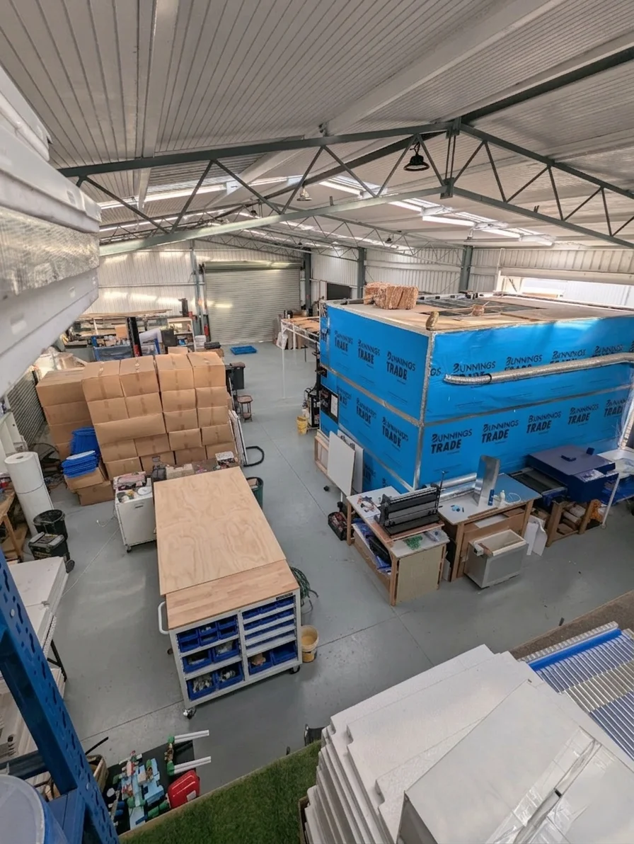 Inside the EES workshop and facility
