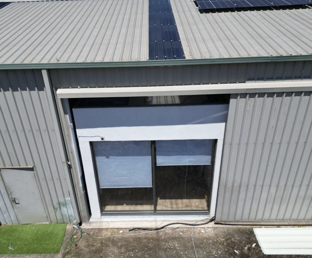 Full exterior of the TESTCELL inside the EES workshop