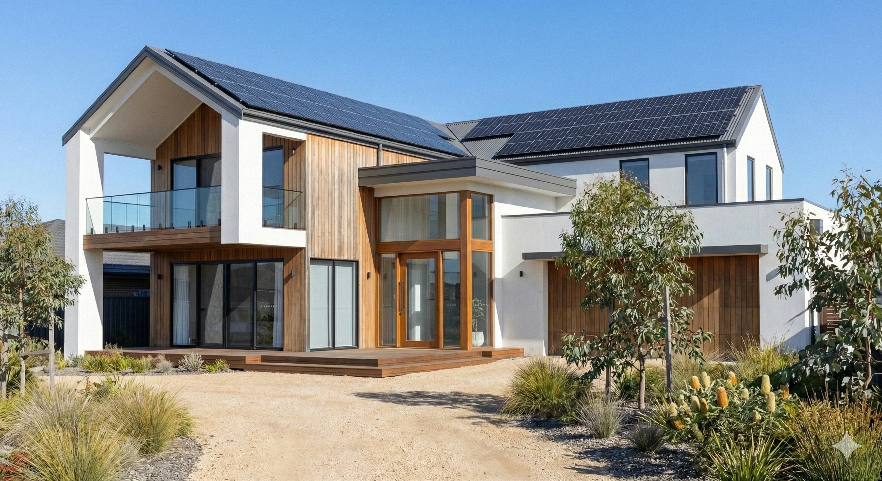 Architectural home solar installation