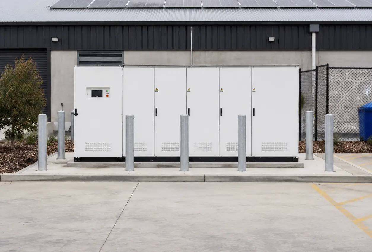 Commercial battery storage installation