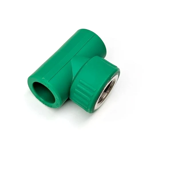 PPR T-Piece with Thread, for Push-Fit