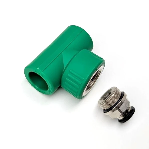 PPR T-Piece with Thread & Push-Fit